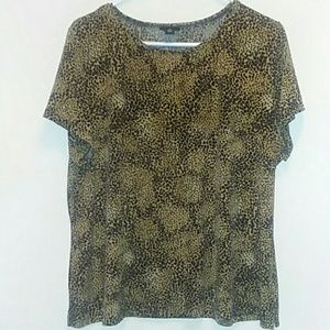 Animal print top